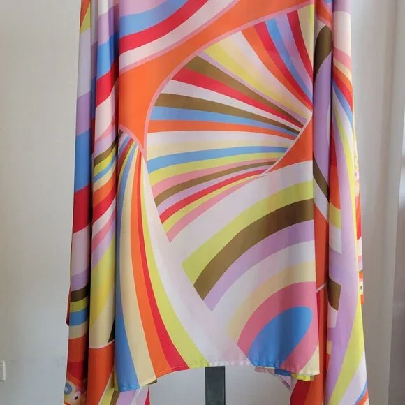 Korean BSY Handmade Multicolor Draped Wide-Width Women’s Kaftan (One Size) - Picture 10 of 12